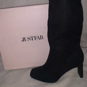 Heeled boots Evelyn black JustFab NWT